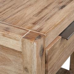 vidaXL Nightstand with Drawer 40x30x48 cm Solid Acacia Wood
