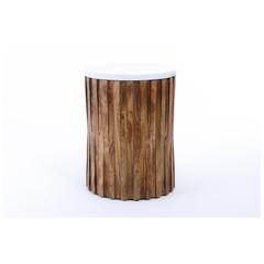 PAN Emirates Camiburg Marble End Table (47 x 47 x 62 cm)