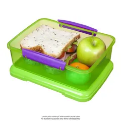 Sistema Lunch Box Food Container (16.2 x 14.2 cm, Blue)