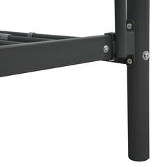vidaXL Bunk Bed Black Metal 90x200 cm