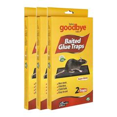 Goodbye Baited Glue Traps (2 Traps, Pack of 3)