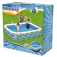 Bestway Pool Splash & Play Inflatable Pool (304 x 182.9 x 55.9 cm, Multicolored)