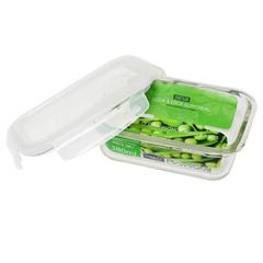 Lock & Lock Boroseal Rectangle Glass Container (5.7 x 15 x 11, Clear)