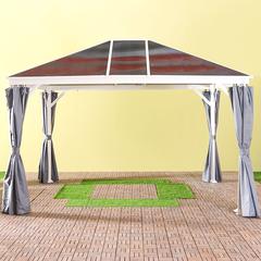 Veora Rectangle Steel Gazebo Danube Home (3 x 4 m)