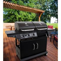 Char-Broil Deluxe 3-Burner Gas & Charcoal Combo Grill