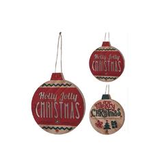 Homesmiths Christmas Ball W/15 LED Assorted (8 cm)