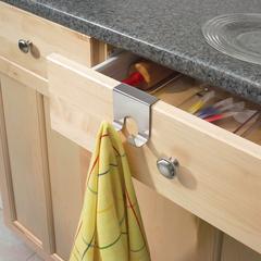 Interdesign 29430 Forma Over The Cabinet Brushed Stainless Steel Hook