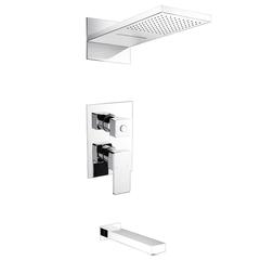Milano Splendid Brass Concealed Shower Mixer Kit