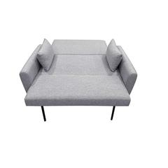Alpha 2-Seater Fabric Sofa Bed Danube Home (Grey)