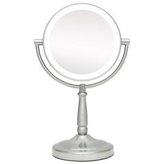 Zadro LED Cordless Double Sided Round Vanity Mirror (22.9 x 35.6 x 14 cm)