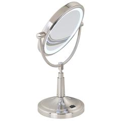 Zadro LED Cordless Double Sided Round Vanity Mirror (22.9 x 35.6 x 14 cm)