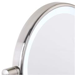 Zadro LED Cordless Double Sided Round Vanity Mirror (22.9 x 35.6 x 14 cm)