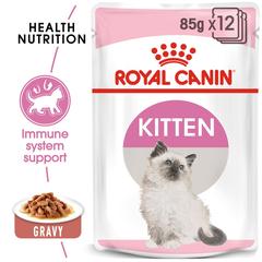 Royal Canin Feline Health Nutrition Instinctive Wet Cat Food (Chunks in Gravy, Kittens, 85 g)