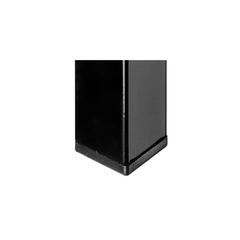 Hettich Steel Furniture Leg in Black (24 x 24 x 100 mm)