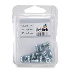 Hettich Direct Fixing Screws (6.3 x 10.5 mm, Pack of 20)