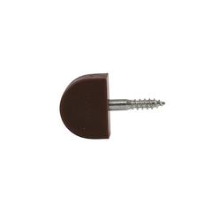 Hettich Shelf Support With Pin (13 mm, Brown, 20 Pieces)