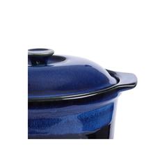 Pan Emirates Ocean Reactive Glaze Casserole (Indigo)