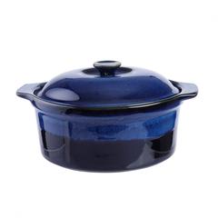 Buy Pan Emirates Ocean Reactive Glaze Casserole (Indigo) Online in ...