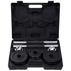 طقم دمبل من الحديد الزهر 19 قطعة 15 كجم فيدا إكس إل