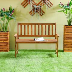 Ambrose 3-Seater Wooden Bench Danube Home