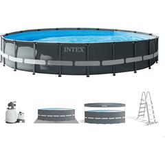 Intex Ultra XTR Frame Above Ground Round Pool W/Sand Filter Pump (610 x 122cm)