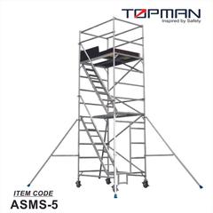 Topman Aluminum Stairway Mobile Scaffolding, ASMS-5 (200 x 140 x 500 cm)