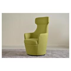 Pan Emirates Nirvana Fabric & Wood Accent Chair (73 x 73 x 112 cm)