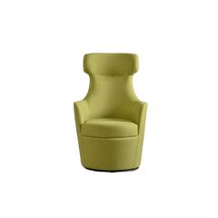 Pan Emirates Nirvana Fabric & Wood Accent Chair (73 x 73 x 112 cm)