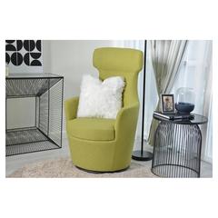 Pan Emirates Nirvana Fabric & Wood Accent Chair (73 x 73 x 112 cm)