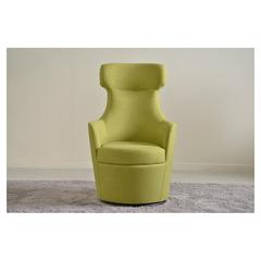 Pan Emirates Nirvana Fabric & Wood Accent Chair (73 x 73 x 112 cm)