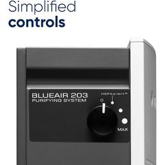 Blueair Slim Air Purifier, Classic 203 (80 W, White)