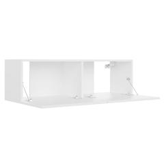 vidaXL Engineered Wood Wall-Mounted TV Cabinet (100 x 30 x 30 cm, White)