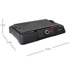 شواية كهربائية بدون دخان مع مقلاة ضد اللصق من نوبل، NBQ008 (1600 واط)