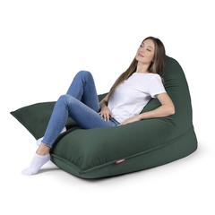 Lanny Sloppy Velvet Bean Bag (Green, 140 x 160 cm)