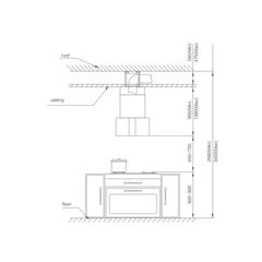 Robam Wall Mounted Range Hood, 9100