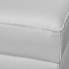 vidaXL Wooden Storage Bench (116 x 39 x 44 cm, White)
