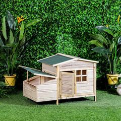 Danube Home Wood Chicken Coop (110 x  63 x 72.5 cm)