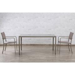 Maxonis 6-Seater Glass & Metal Dining Set PAN Emirates