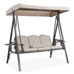 Aldora 3-Seater Metal Swing Danube Home