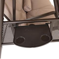 Aldora 3-Seater Metal Swing Danube Home