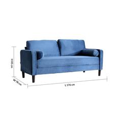 Mugen 3-Seater Fabric Sofa Danube Home