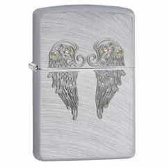 Zippo Angel Wings Windproof Lighter, 29069 (Street Chrome)
