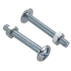 Suki Slotted Poelier Head Screws & Washers (M4 x 3 cm, Pack of 4)