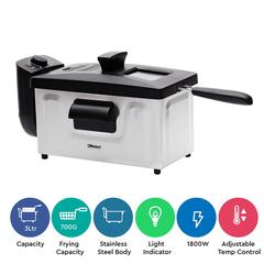 Nobel Deep Fryer, NDF7G (3 L, 600 W)