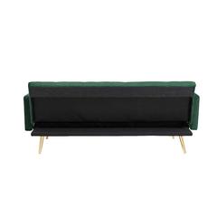 Claude 3-Seater Fabric Sofa Bed Danube Home (Emerald Green)