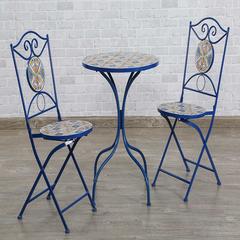 Acomax 2-Seater Metal & Stone Lounge Set Pan Emirates