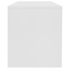 vidaXL Coffee Table White Engineered Wood (100 x 40 x 40 cm)