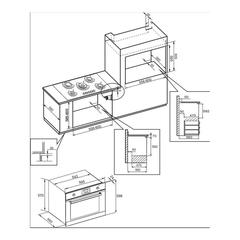 La Modano Built-In Gas Oven, LMBO601GS (64 L)