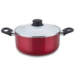 Brabantia Inductio Ceramica Casserole (24 cm, Red)