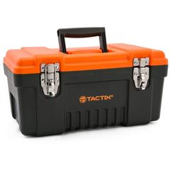 Tactix Tool Box (23 x 40 x 21 cm, Black & Orange)